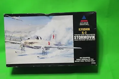 Accurate Miniatures ~ Ilyushin Il-2 Stormovik Straight Wing ~ 1/48 Scale Russian • $24