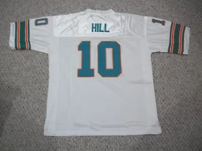 TYREEK HILL Unsigned Custom Miami Sewn New Football Teal/White Jersey Size S-3XL • $38.05