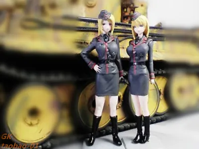 1:35 Scale Resin Model Kit Sexy Action Figures WW II Two Women Tank Members K108 • $18.48