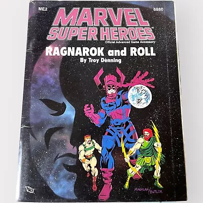 Marvel Super Heroes RPG Ragnarok & Roll ME2 6880 TSR Complete Troy Denning • $29.99