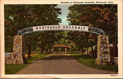 Entrance To Monteagle Assembly Posted 1962 Monteagle TN YA106 • $7.99