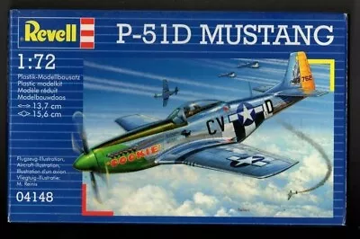 Revell 1/72 P-51D Mustang. Like New.  Checked And Complete. • $12.90