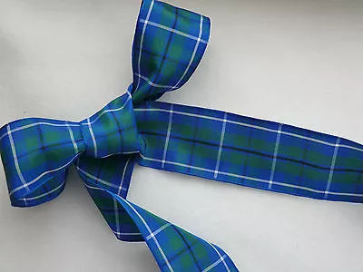 CLAN TARTAN RIBBON  DOUGLAS  40  25 16mm  BURNS  WEDDING   CRAFT  CAKES  HAIR • £1.25