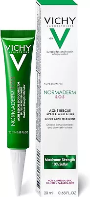 Vichy Normaderm S.O.S Acne Rescue Spot Corrector - 0.68 Fl Oz 20 Ml EXP 08/24+ • $8.45