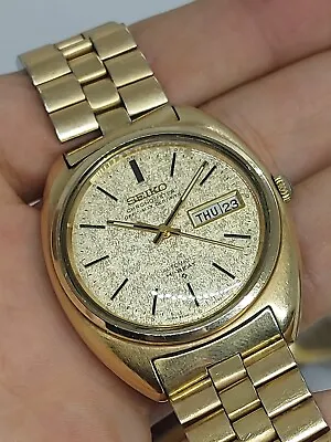 Vintage 1960 Seiko Chronometer HI-BEAT 5626-7090 Automatic Cap Gold Men's Watch. • $531.71