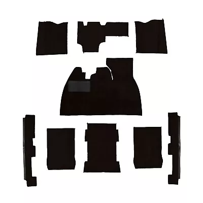 Brown Cut Pile Front Carpet Set For 1973-1977 VW Beetle Sedan With Footrest • $349.95