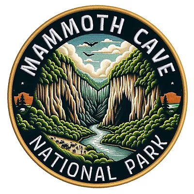Mammoth Cave National Park Patch Iron-on Applique Nature Badge Kentucky Cavern • $24.87