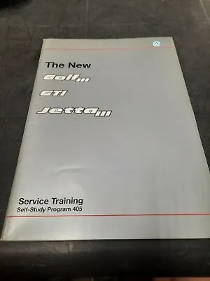 1993 1994 1995 1996 Volkswagen VW Golf GTI Jetta Service Repair Training Manual • $27