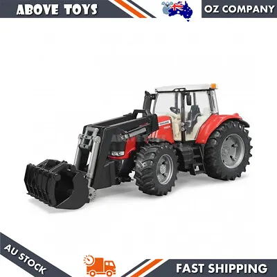 $123.69 • Buy 1:16 Scale Massey Ferguson 7600 Tractor With Front End Loader Kids Toy Model
