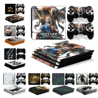 $22.33 • Buy 🔥For Sony PS4 Pro Console Controllers Set Vinyl Decal Cover Skin Sticker AU