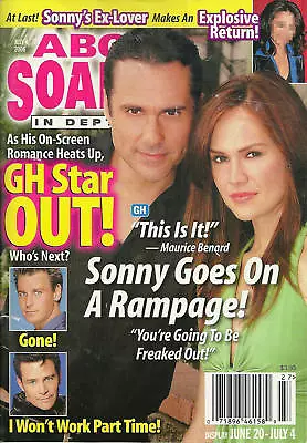 ABC SOAPS IN DEPTH Magazine July 4 2006 Maurice Benard Natalia Livingston • $20