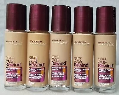 Maybelline Instant Age Rewind Radiant Firming Makeup Pack Of 2 • $55