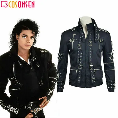 Michael Jackson Bad Jacket Only Cosplay Costume Custom Made • £50.26