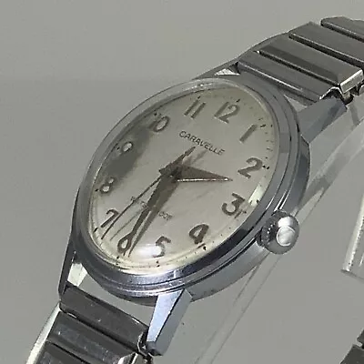 $44.75 • Buy Vintage Caravelle By Bulova Men's Watch From 1965 With 7J 11DO Movement
