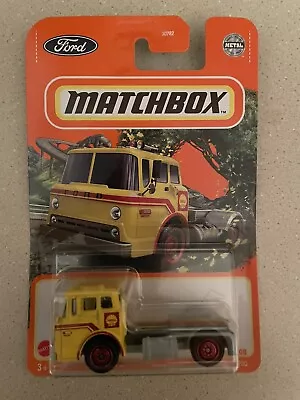  MATCHBOX  1965 FORD C900 **SHELL**  W/FREE PROTECTO-PAK MOC • $4.95