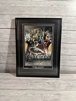 Marvel Avengers Poster Cast Signed Print In Frame Signature Collection • £14.99