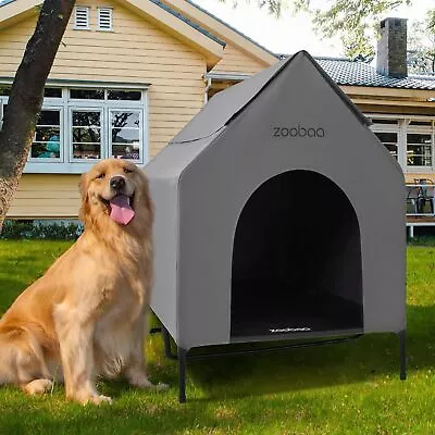 48  X-Large Dog House Featuring Durable 2x1 Textilene Elevated Dog Bed • $126.49