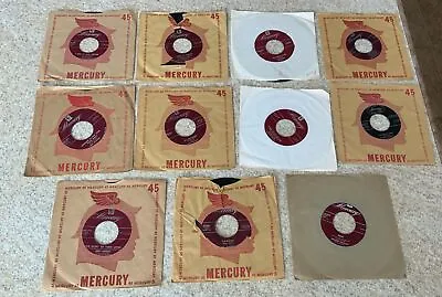 Lot Of 11 VTG Mercury Records 45rpm Classical Jazz Big Band 1950s With Sleeves • $14.70