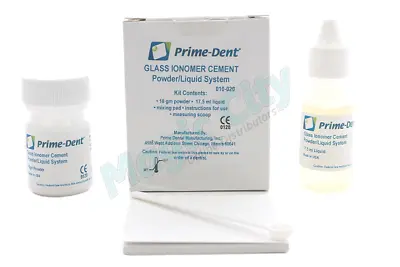 Permanent Crown Bridge Cement Kit Dental Glass Ionomer Kit • $18.90