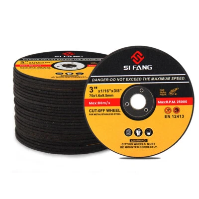 $12.67 • Buy 3Inch Resin Cutting Discs Cut-off Wheel Metal Stainless Steel Angle Grinder