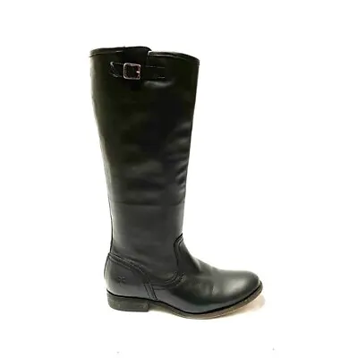 Vintage 1990s Black Knee High Riding Boots By Frye Size 7 • $155