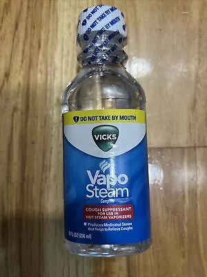 Vicks Vapo Steam Cough Suppressant Liquid For Use In Vicks Hot Vaporizers 8 Oz • $12.60