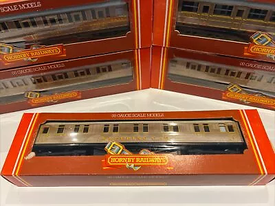 Immaculate Hornby Boxed X5 LNER Refinished Teak Coaches Including 1 Sleeper Car! • £0.99