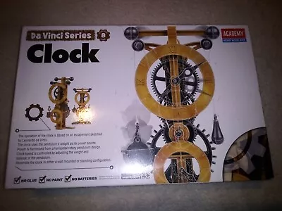 Academy Hobby Model Kits Da Vinci Series CLOCK #18150 AGES 14+ • $19.77