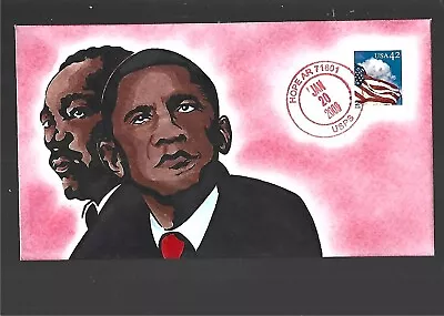 Us Inauguration Day Covers  Barack Obama  2009  Hand Painted By David Smith • $5.50