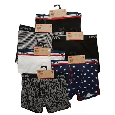 £5.45 • Buy EX LEVIS 2 Pack Designer Boxers Shorts Pants Briefs Kids Underwear Teenager BNWT