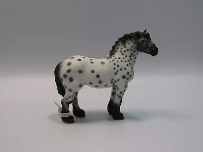 £26.64 • Buy WIA Gustav Black Leopard Appaloosa By Brigitte Eberl Draft Horse Model