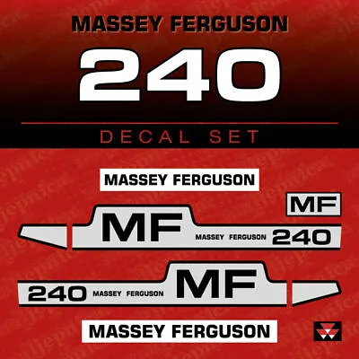 £59.05 • Buy Massey Ferguson 240 MF Decal Aufkleber Adesivo Sticker Set