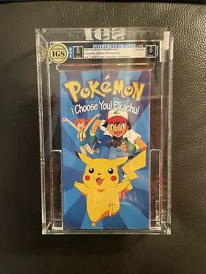 Pokemon Vol. 1: I Choose You Pikachu (VHS 1998) IGS 8 Sealed • $888