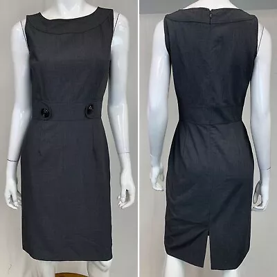 $35 • Buy $129 Tahari Arthur S. Levine Women’s 2 Charcoal Knee Length Work Sheath Dress