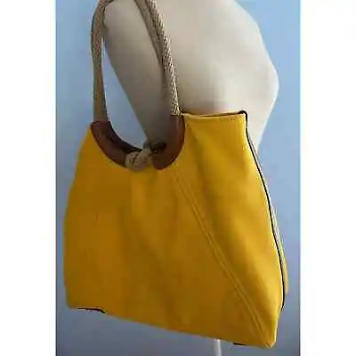 Michael Kors Jasmine Isla Ring Tote Handbag Yellow • $110