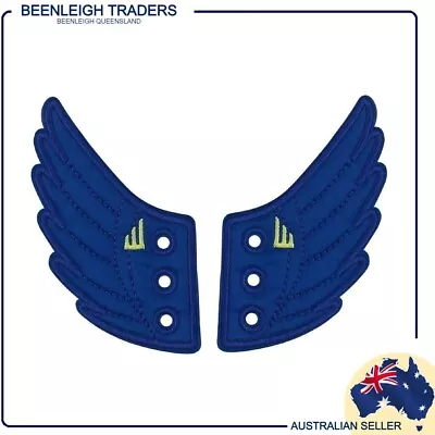 Shwings NEON BLUE WINGS Shoe Wings - Makes Old Shoes New Makes New Shoes Fly! • $5.14