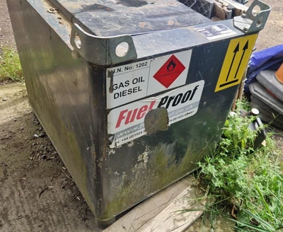 £495 • Buy Bunded Diesel Bowser Fuel Tank 250 Litres Ltr Pump Fuelproof