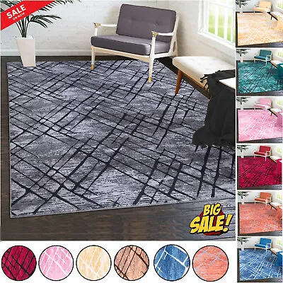 Non Slip Rug Living Room Soft Rug Hallway Runner Kitchen Bedroom Rug Door Mat • £8.49