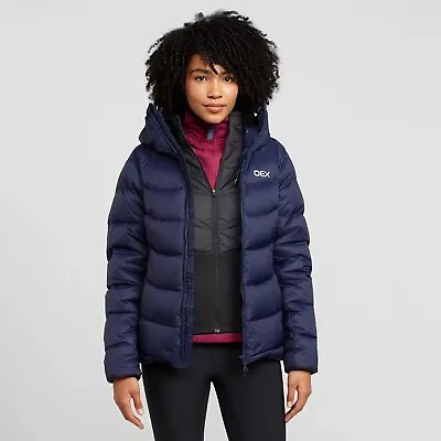 OEX Women’s Resilience Down Jacket - Medium (UK 14) Blue - BNWT • £89.46