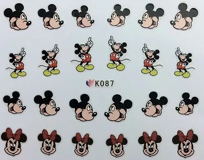 Nail Art 3D Decal Stickers Mouse Mickey And Mini K087 • $3.49