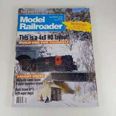 Model Railroader Magazine Dec 1992 Vol 59 No 12 First Layout Plans Rock Island  • $4.99