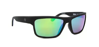 Spy Optic Frazier Soft Matte Black Happy Bronze Polar With Green Spectra Mirror • $49.98