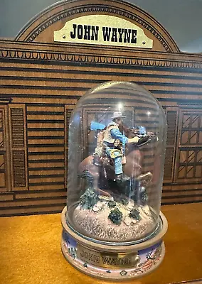 Franklin Mint - John Wayne - Hand Painted - Glass Dome - Limited Edition - Mint • $30