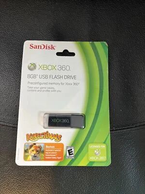 $19.99 • Buy SanDisk 8GB USB Flash Drive For Xbox 360 NEW In Sealed Package