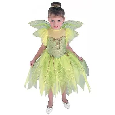 Tinkerbell Costume Toddler Kids Halloween Fancy Dress • $12.52