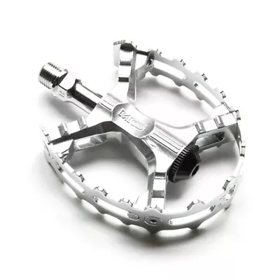 Genuie MKS XC-III Style Bear Trap Pedals Silver 9/16  Pairs BMX Style • $79.67