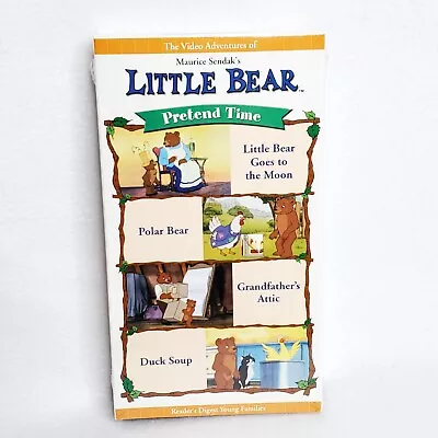 Nick Jr Sendak’s Little Bear Pretend Time VHS Video Tape Nickelodeon Sealed • $10.89