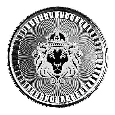 1/2 Oz .999 Silver Round Scottsdale Mint Lion Proof-Like • $21.98