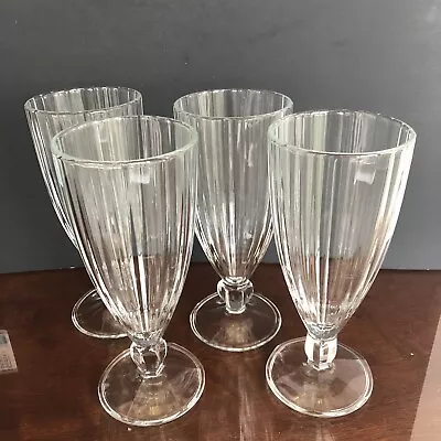 Cristal D'Arques Glass Tumbler Milkshake 7.5   Set Of 4 • $30