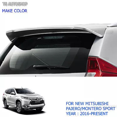 U25 Silver Rear Tailgate Roof Spoiler Mitsubishi Pajero Montero Sport 2016 2018 • $441.74